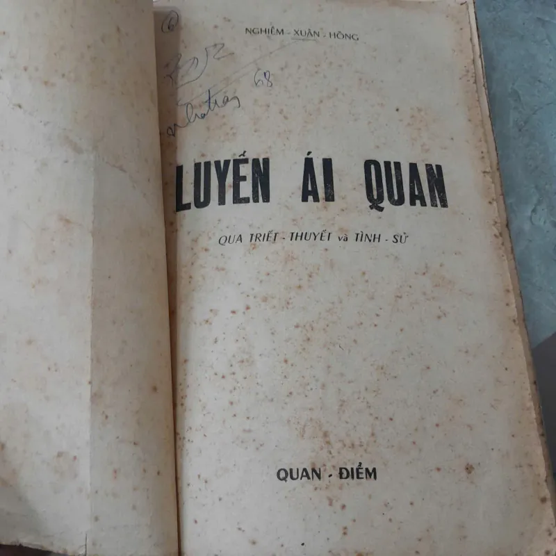 LUYẾN ÁI QUAN - NGHIÊM XUÂN HỒNG 748347