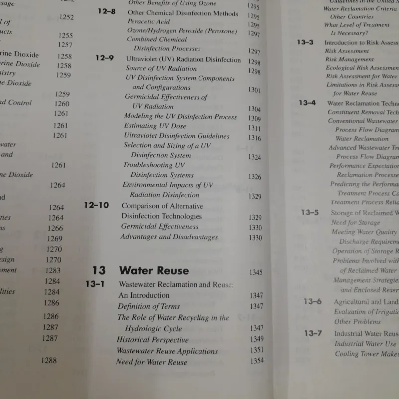 Sách ngoại văn Anh- WASTEWATER ENGINEERING 4ED. Metcalf & Eddy 2004. Print Sing. Như mới 598287