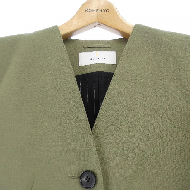 【Mã giảm giá】Áo khoác không cổ AKIRA NAKA 639718