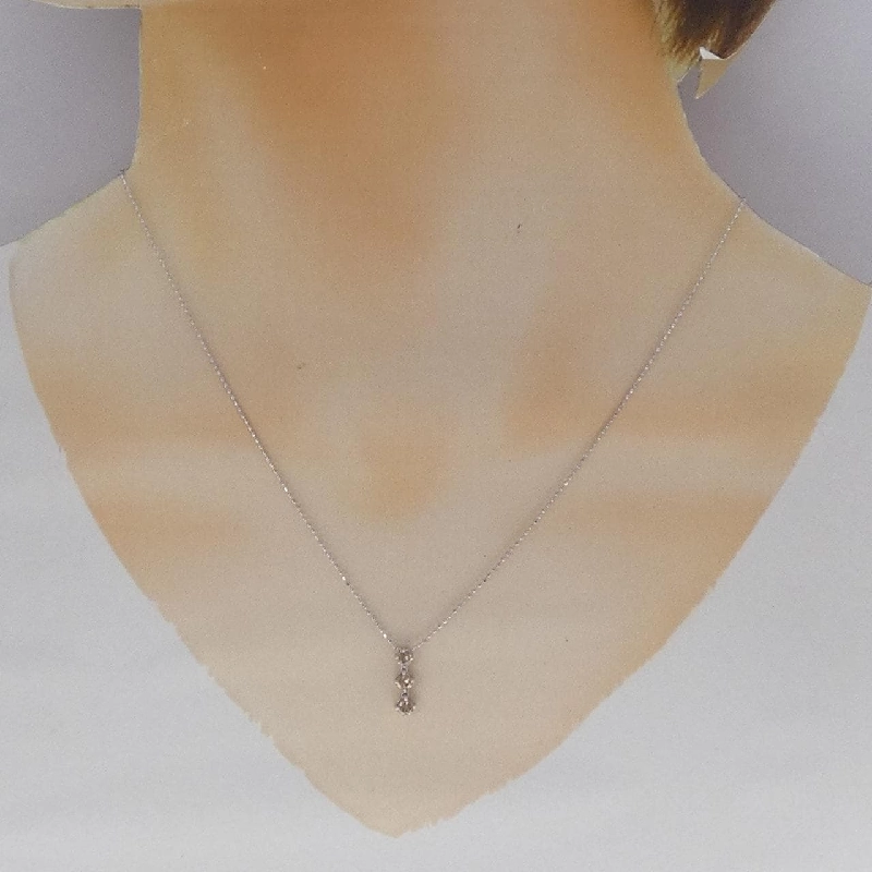 K18WG Dây chuyền kim cương 0.40CT - Hàng hiệu Chính hãng 860903