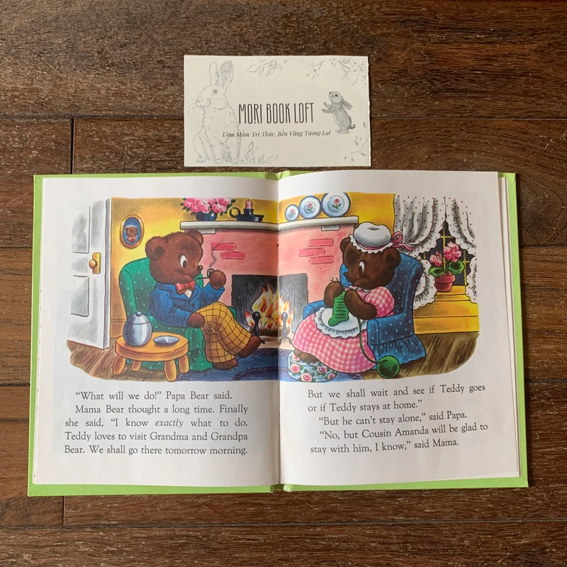 Sách tranh tiếng anh The Teddy Bear of Bumpkin Hollow, Used, Bìa cứng, minh họa cổ điển 479269