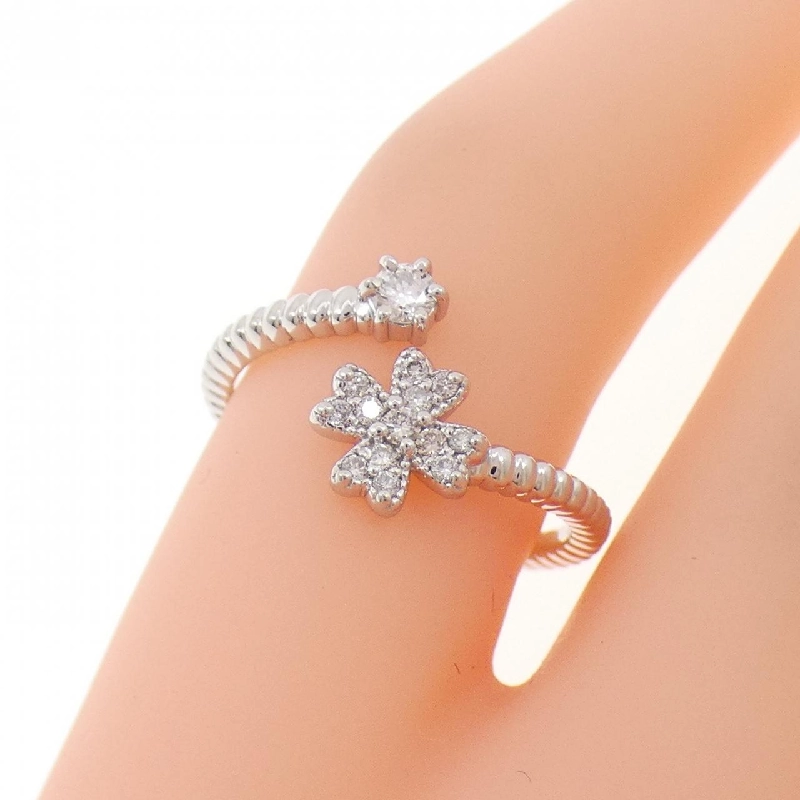 Nhẫn hồng ngọc kim cương PT950 0.13CT - Hàng hiệu Authentic 849674