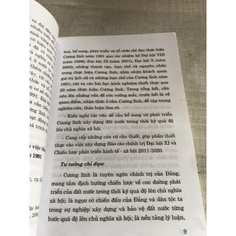20 năm thực hiện cương lĩnh xây dựng đất nước trong thời kỳ quá độ lên chủ nghĩa xã hội 782147