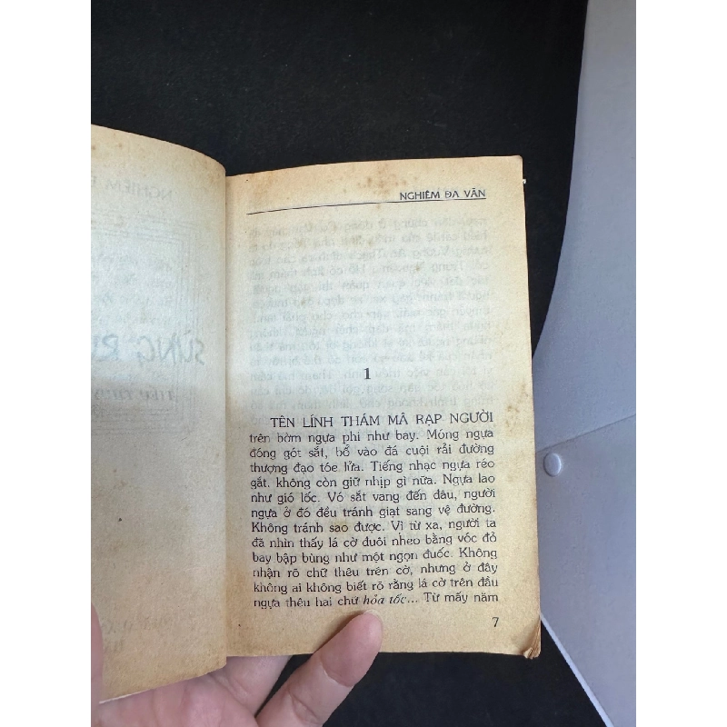 Sừng rượu thề, Tập 1 - Nghiêm Đa Văn, 1997, mới 70% (ố vàng) SBM1101 912931