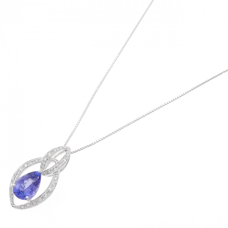 K18WG Đá Tanzanite Dây Chuyền 2.24CT - Hàng hiệu Chính hãng 862492