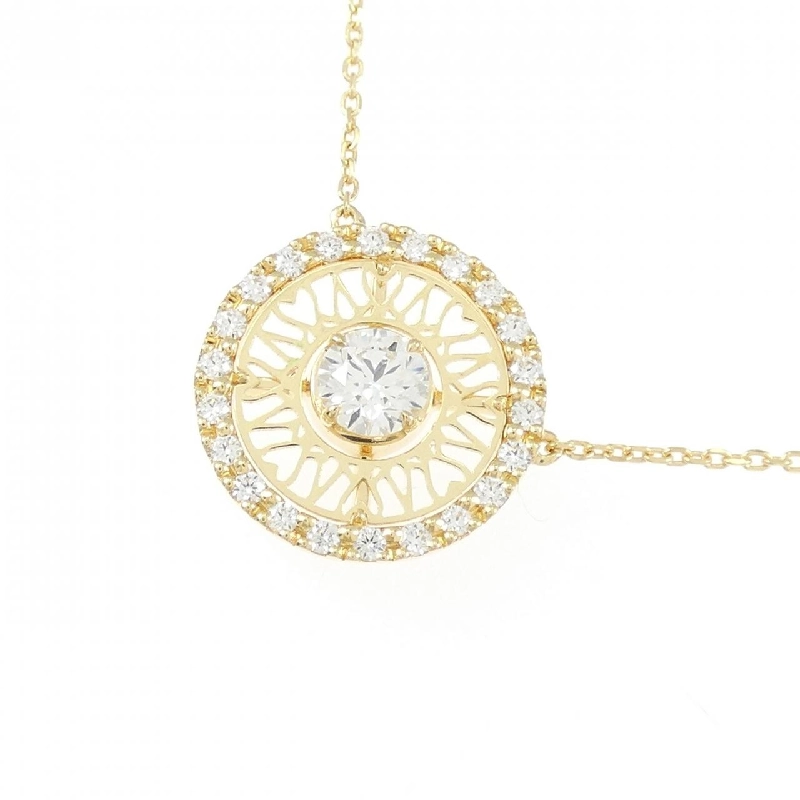 K18YG Dây chuyền kim cương 0.235CT - Hàng hiệu Chính hãng 865626