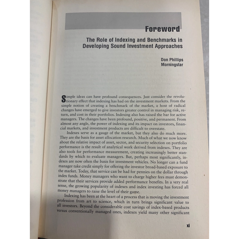 ACTIVE INDEX INVESTING - STEVEN A. SCHOENFELD 537998