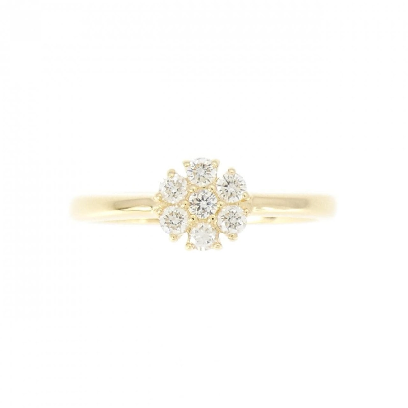 Nhẫn kim cương hoa K18YG 0.15CT - Hàng hiệu Authentic 856292