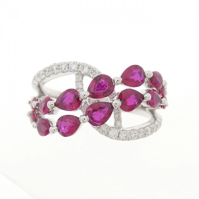 Nhẫn Ruby 750WG 1.59CT - Hàng hiệu Chính hãng 852285