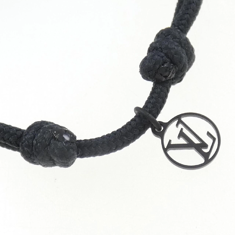 Vòng tay Louis Vuitton Lockit Virgil Abloh Đen 668332