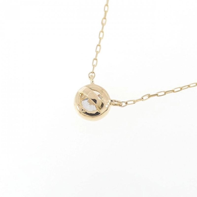 K18YG Solitaire Dây chuyền kim cương 0.15CT - Hàng hiệu Chính hãng 865000