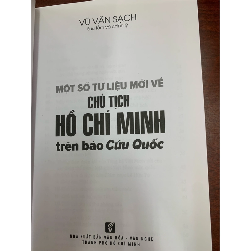 Một số tư liệu mới về chủ tịch Hồ Chí Minh trên báo Cứu Quốc  277056