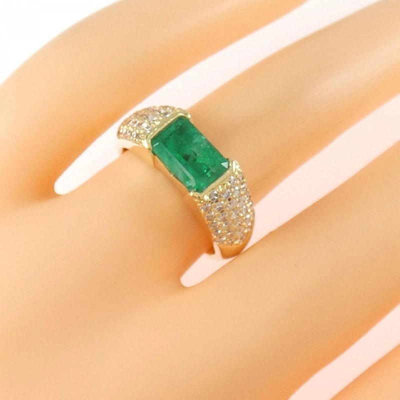 Nhẫn Emerald K18YG 1.174CT 668881