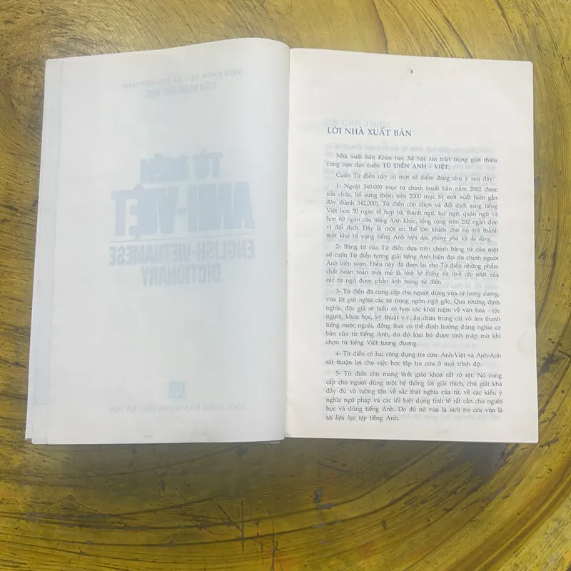 TỪ ĐIỂN ANH - VIỆT - ENGLISH - VIETNAMESE DICTIONARY NEW EDITION  699409