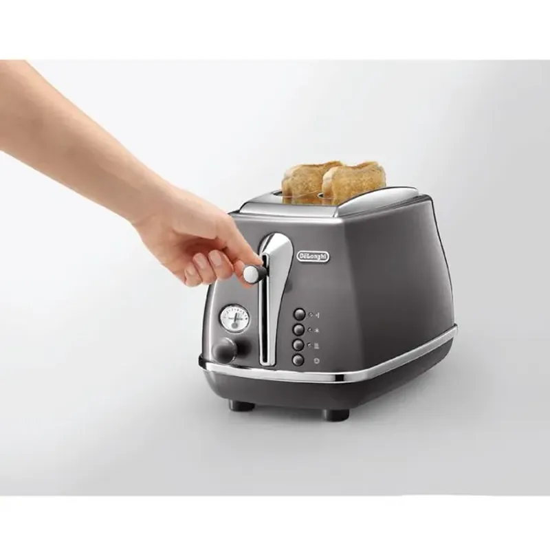 ⚡ CTOT2103.GY – Máy nướng bánh mì DeLonghi, gia nhiệt nhanh, bữa sáng gọn nhẹ! 732786