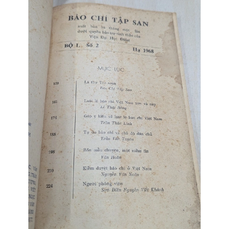 Báo chí tập san - nhiều tác giả 776361