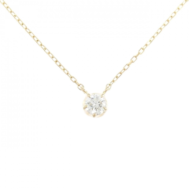 K18YG Dây chuyền kim cương 0.268CT F SI2 Tốt - Hàng hiệu Chính hãng 874811