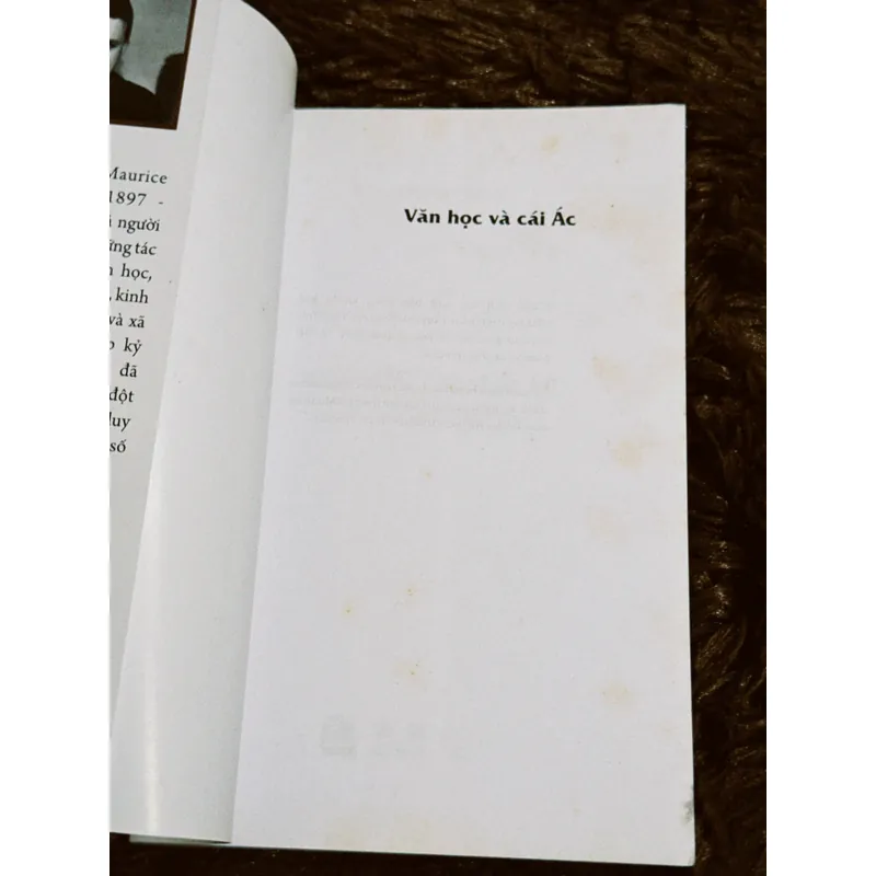 Văn học và cái ác 701866