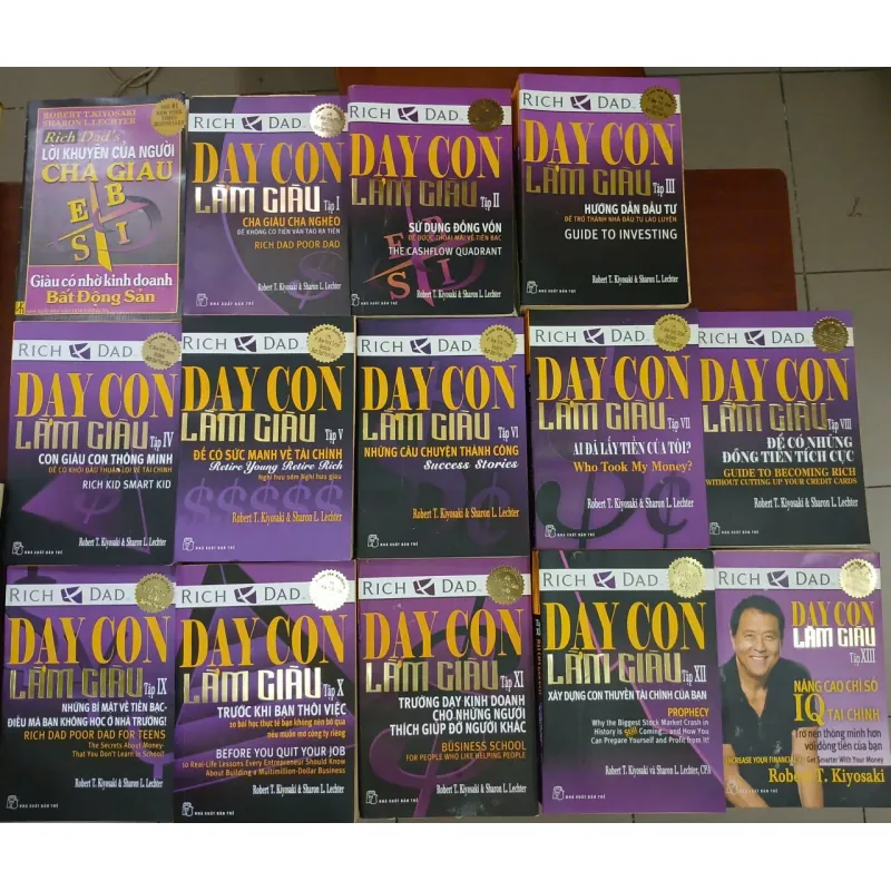 TRỌN BỘ 13 TẬP DẠY CON LÀM GIÀU - ROBERT T. KIYOSAKI & SHARON L. LECHTER 775923