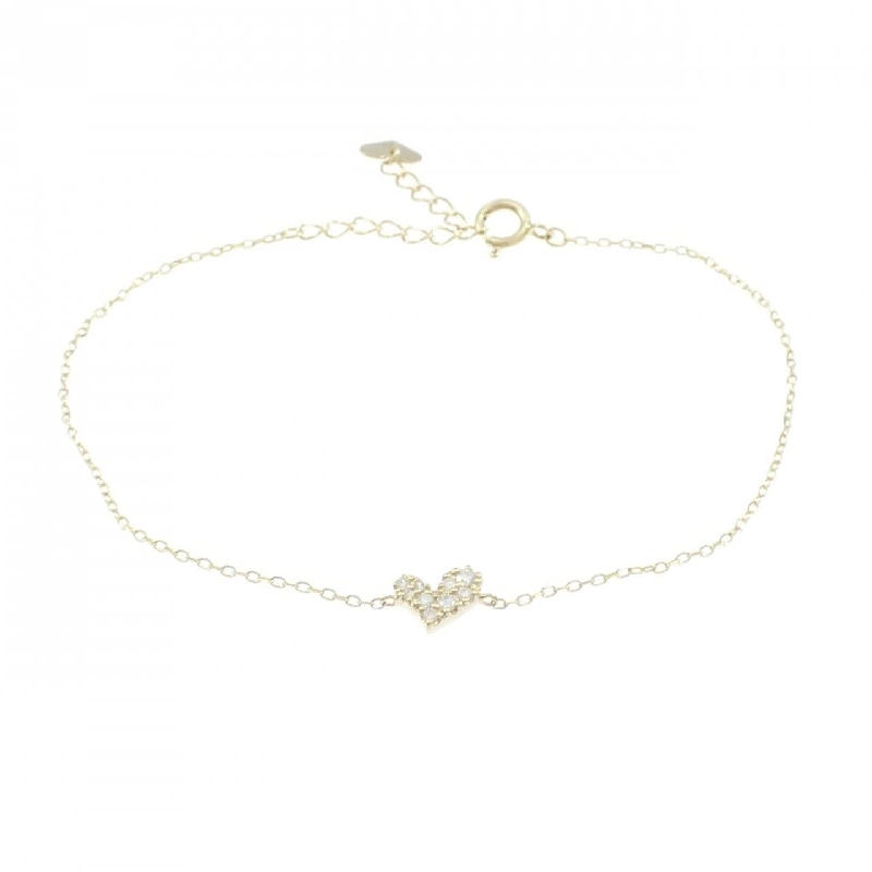 K10YG Heart Diamond Bracelet - Hàng hiệu Authentic 878533