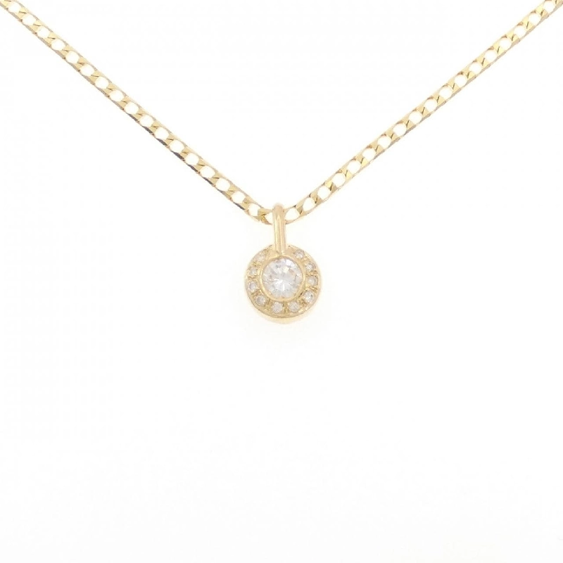 K18YG Dây chuyền kim cương - Hàng hiệu Authentic 860765