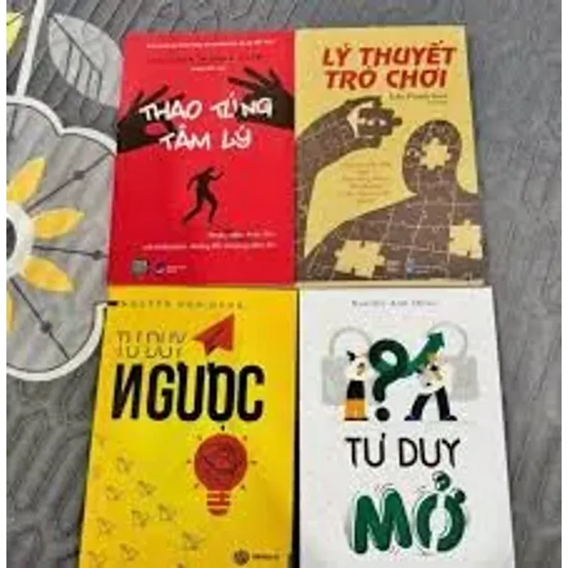 Combo 4 cuốn Tư Duy Mở +Ngược và Lý Thuyết Trò Chơi - Thao Túng Tâm Lý 717526