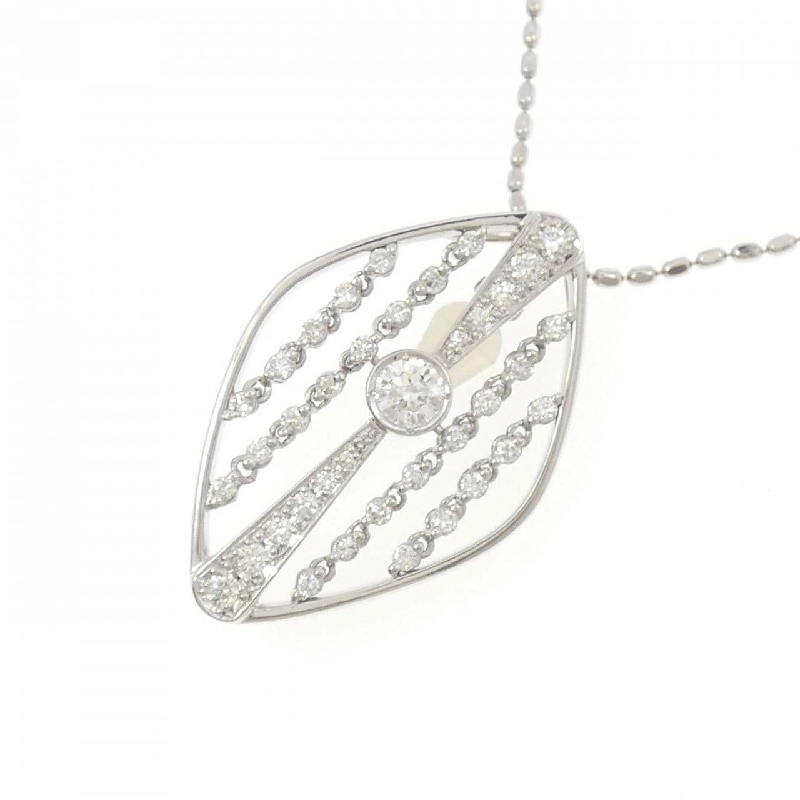 K18WG Dây chuyền kim cương 0.213CT - Hàng hiệu Chính hãng 861182