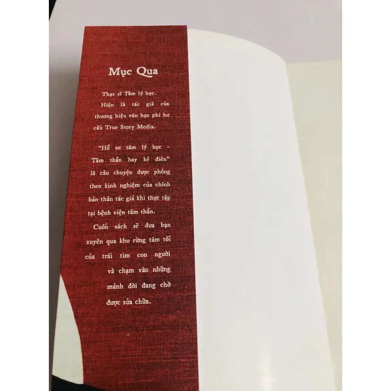 HỒ SƠ TÂM LÝ HỌC TÂM THẦN HAY KẺ ĐIÊN 726457