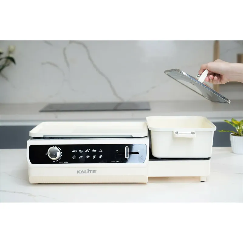 Nồi lẩu nướng 2in1 KALITE KLG555, công suất 2200W, chống dính ceramic 797325