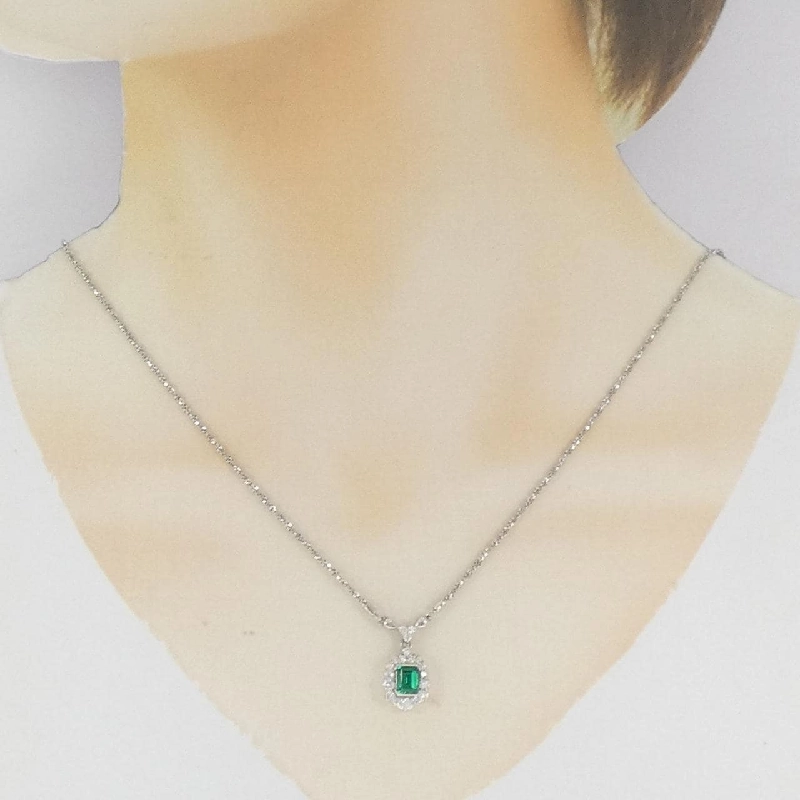 Necklace đá tổng hợp CléSainBair 0.53CT - Hàng hiệu Authentic 844370