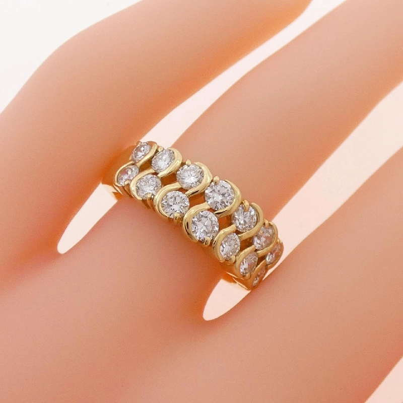 Nhẫn kim cương K18YG 1.06CT 672487