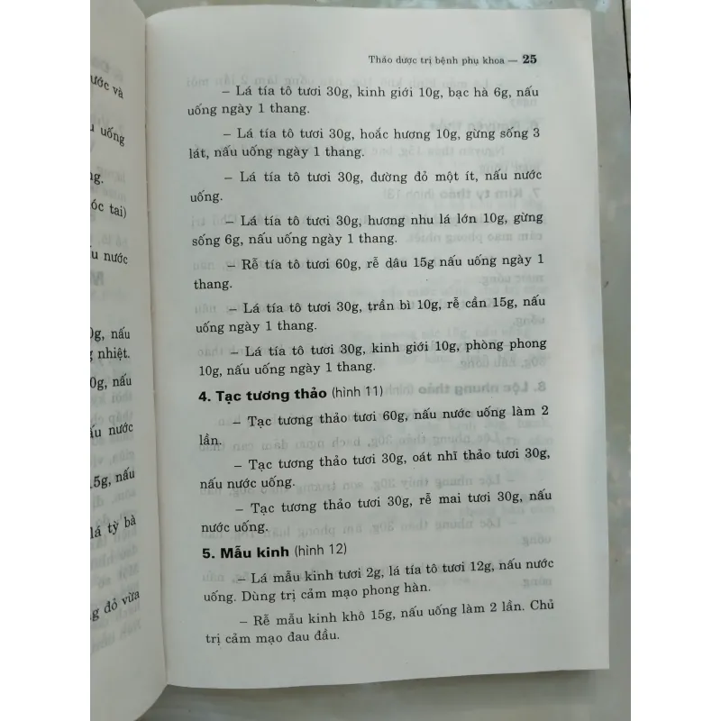 THẢO DƯỢC TRỊ CÁC BỆNH PHỤ KHOA - THỤC NHÀN 996021
