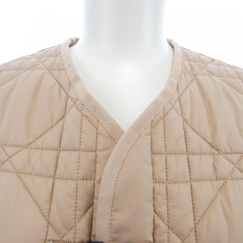 Jacket không cổ Christian Dior マクロカナージュ キルティング 327C31A2827 631885