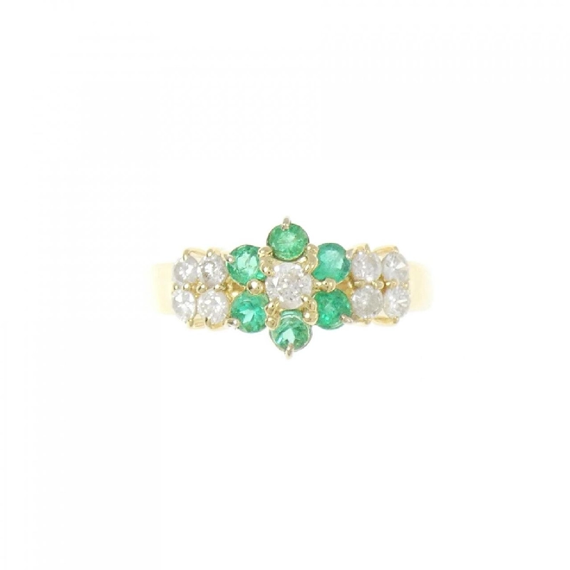 Nhẫn ngọc lục bảo K18YG 0.36CT 672373