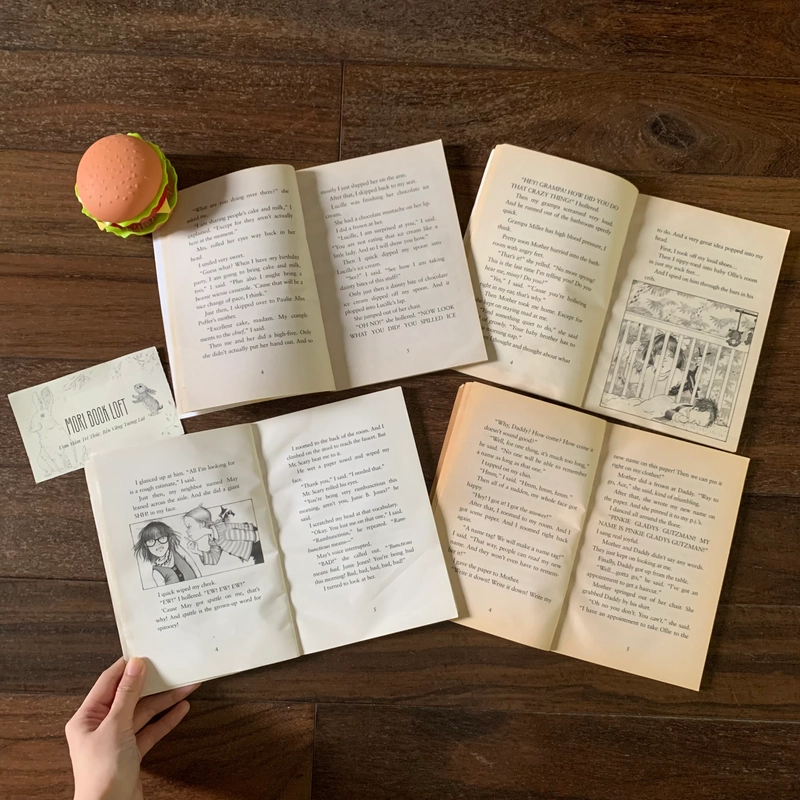 Sách ngoại văn - Combo 4 cuốn Junie B. Jones by Barbara Park, Used, trình độ A1-A2 538128