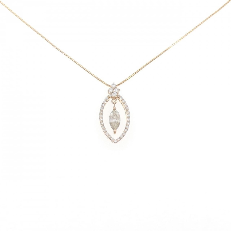 Dây chuyền kim cương K18PG/K18YG 0.422CT - Hàng hiệu Chính hãng 864586