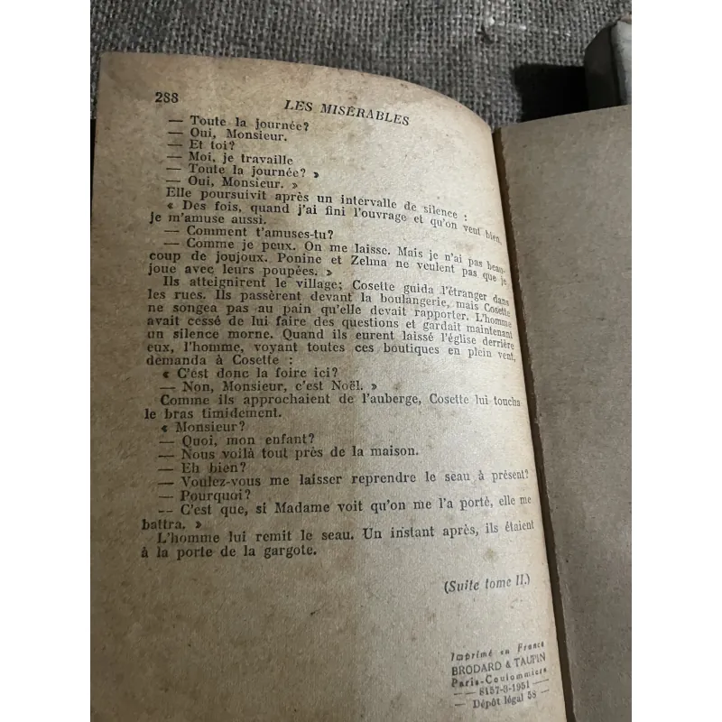 VICTOR HUGO LES MISÉRABLES - 1958  775816