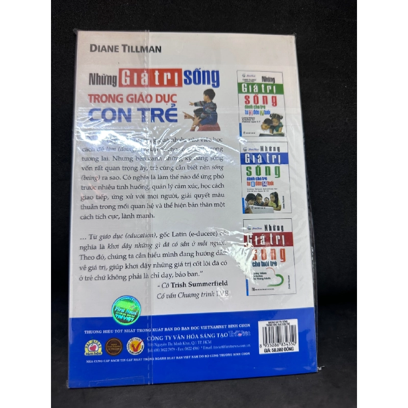 Những Giá Trị Sống Trong Giáo Dục Con Trẻ - Daniel Tillman, Mới 100% SBM2504 914167