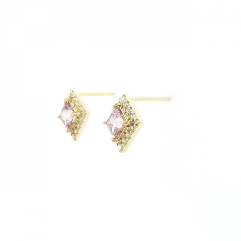 K18YG Garnet Bông tai - Hàng hiệu Chính hãng 864512