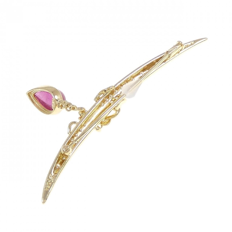 Brooch Tourmaline Tasaki 3.95CT 666160