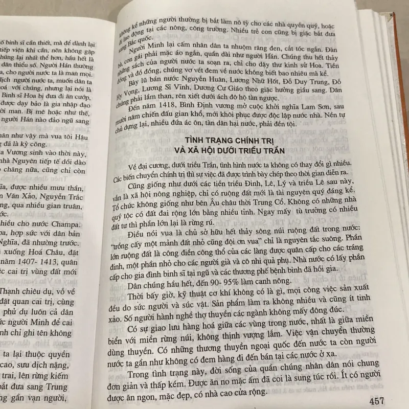 THUYẾT TRẦN, SỬ NHÀ TRẦN, Bản bìa cứng (xb 2006) 997724