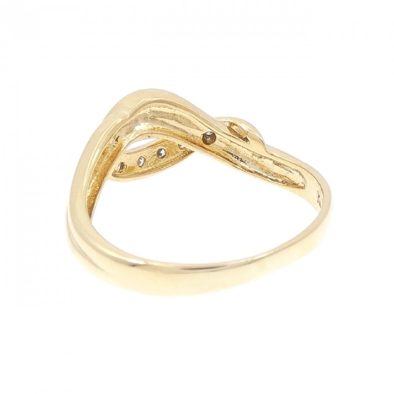 Nhẫn kim cương K18YG 0.04CT 669004