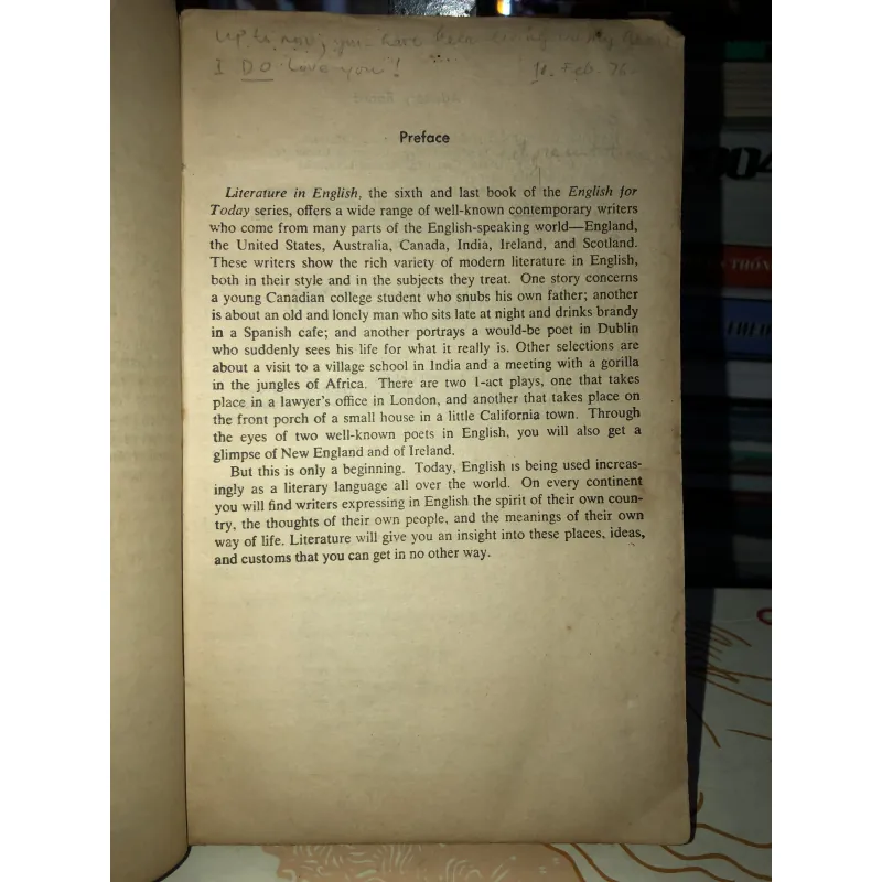 English for today book six - Literature in English  798914