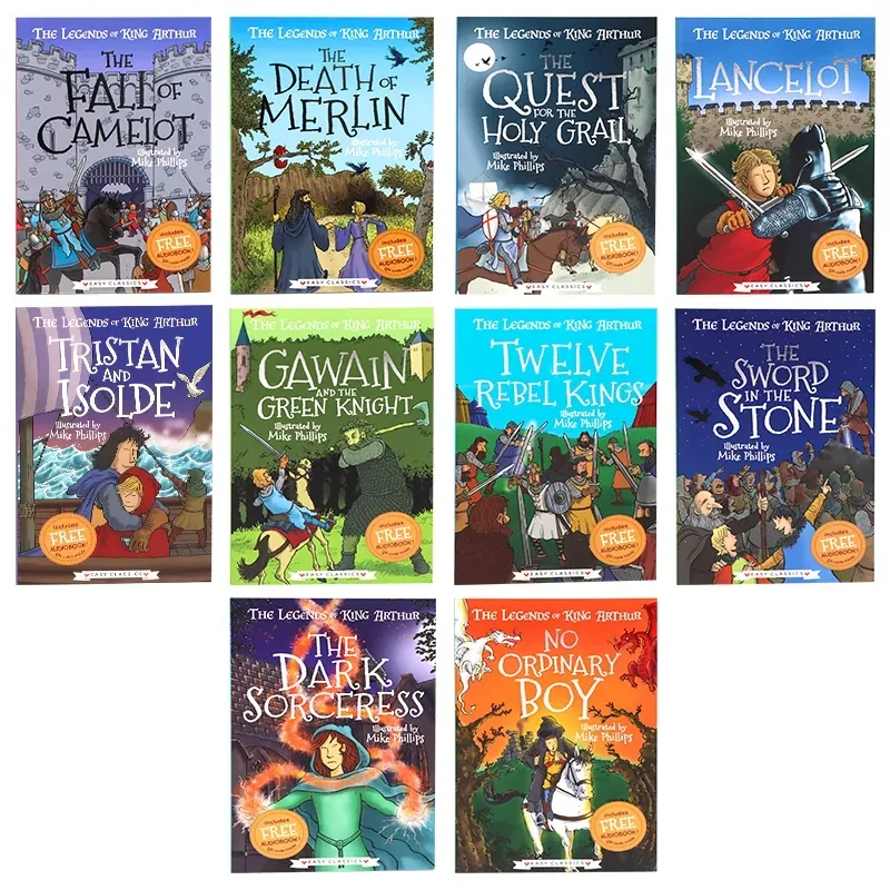 The Legends of King Arthur  - 10 quyển - No box 747046