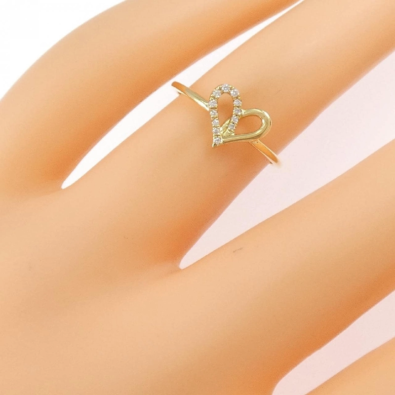 Nhẫn hở hình trái tim Aker Filouge 0.04CT - Hàng hiệu Authentic 839184