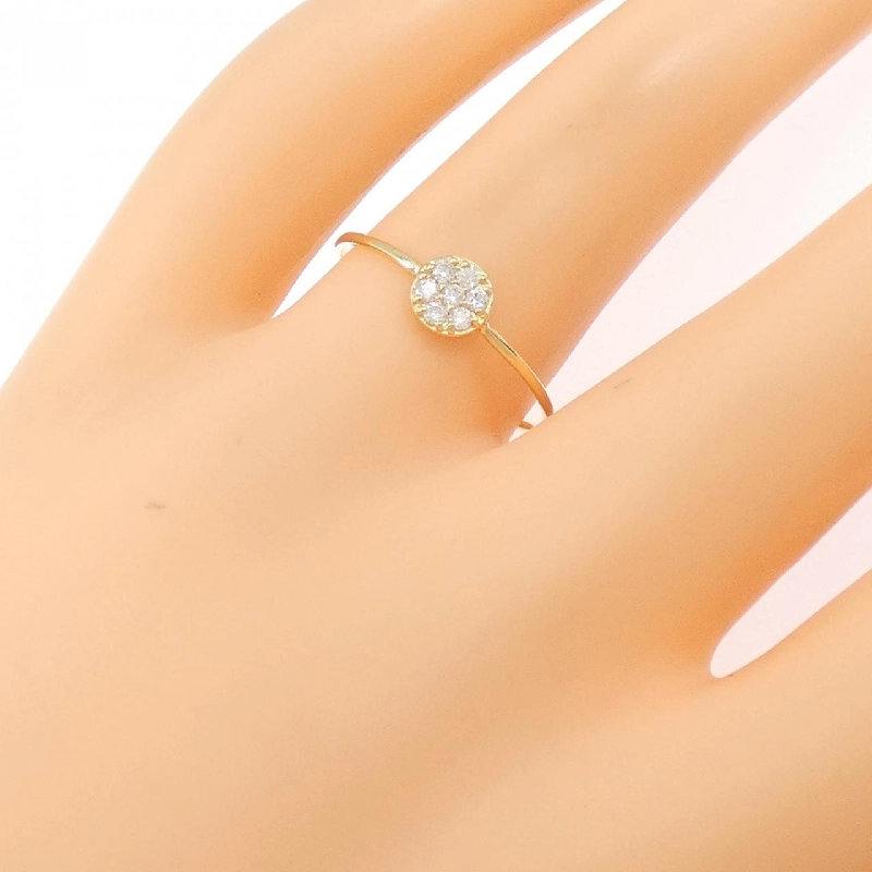 Nhẫn kim cương K18YG 0.10CT - Hàng hiệu Authentic 848192