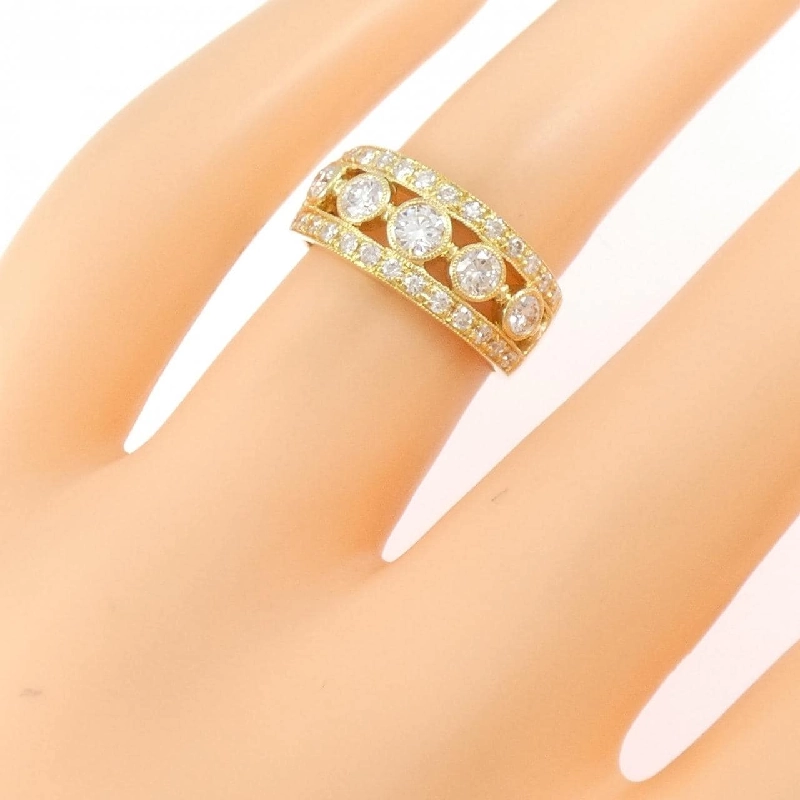 Nhẫn kim cương K18YG 0.77CT - Hàng hiệu Authentic 845882
