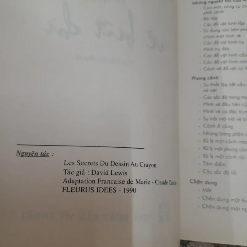 Sách dạy vẽ mỹ thuật- Bí quyết VẼ BÚT CHÌ. Tb lần 4. Huỳnh Ph. Hương Giang dịch 695468