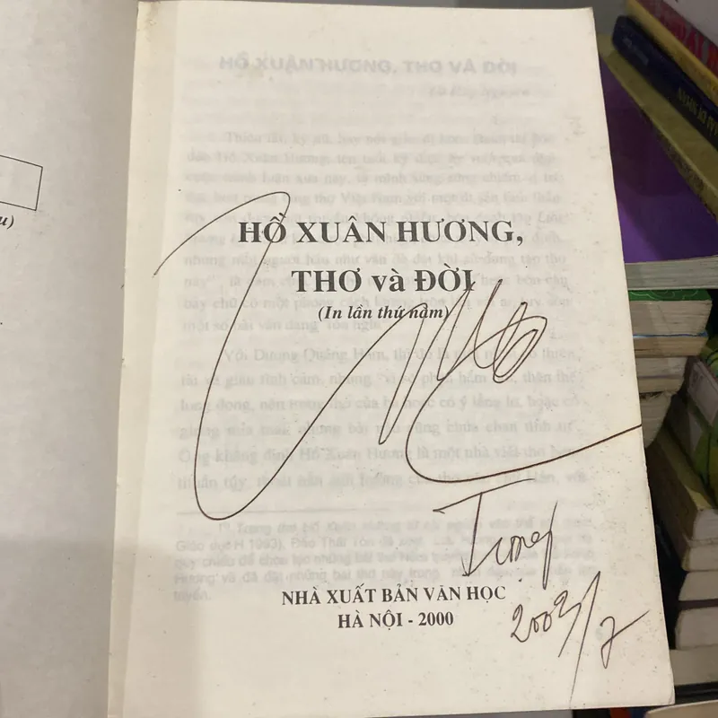 HỒ XUÂN HƯƠNG - THƠ VÀ ĐỜI (XB 2000) 470800