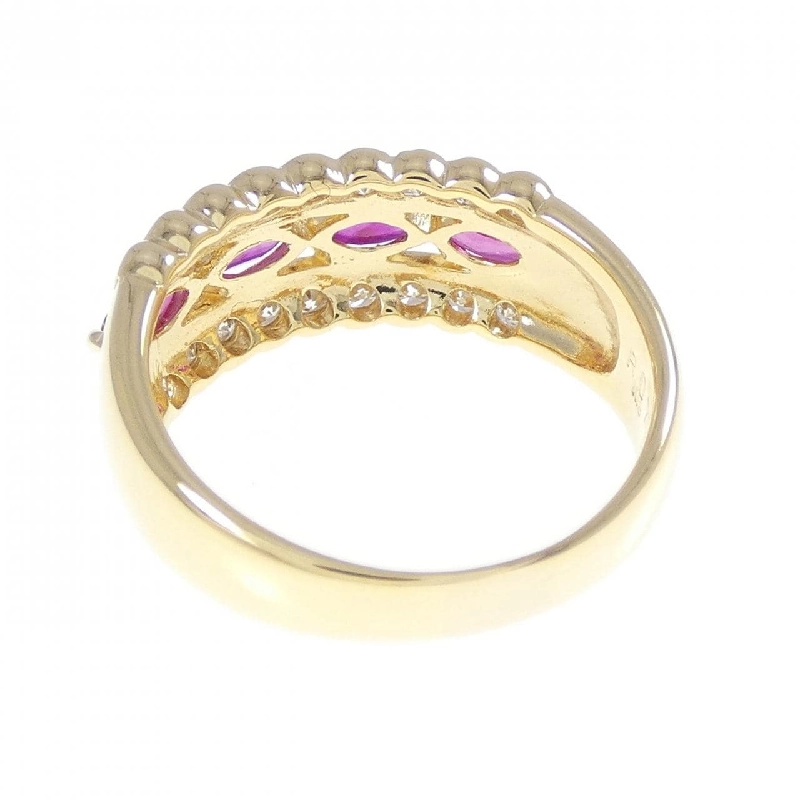 Nhẫn Ruby K18YG 0.70CT - Hàng hiệu Chính hãng 848997